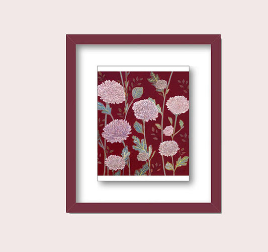 Marigold Autumn Flower Pattern