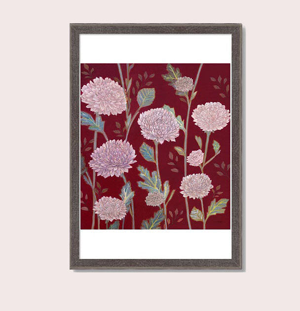 Marigold Autumn Flower Pattern